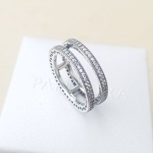 Double Hearts of Pandora Ring size 7
